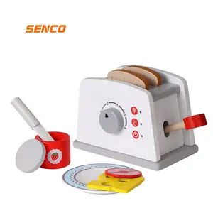 Küche Holz Spielset Holz vorgeben spielen Küchen spielzeug Kochen Brot Mac Holz spielzeug Toaster Mini Ofen Toaster für Spielzeug