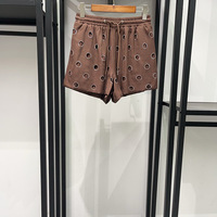 AIMEISI Ensemble deux pièces décontracté pour femme, chemise à manches courtes à col orné de strass délicats, best-seller