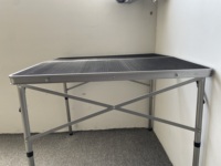 Table à cartes pliante carrée, table à cartes pliante légère et portable pour adultes, utilisation en intérieur et en extérieur, blanc