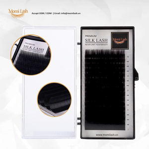 Extensiones de Pestañas Coreanas Hechas a Mano de PBT Suave de Alta Densidad con Curvatura Personalizada, Longitud y Grosor Disponibles de 4 a 20 mm - Product Image 3