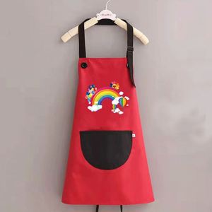 Adjustable Eco-Friendly Canvas Reusable Kids <b>Apron</b> Kit Custom Cleaning Supplies Bib Pocket for Children's Painting <b>Kitchen</b> - Product Image 2