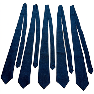 Corbata de Negocios Personalizada para Hombre, Delgada y Estrecha, para Novio, Fiesta, Boda, con Cierre, Hecha a Mano, 100% Poliéster, Alta Calidad - Product Image 1