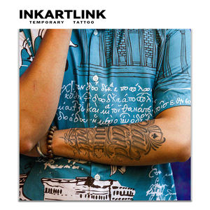 Autocollant de <span class=keywords><strong>tatouage</strong></span> INKARTLINK pour le corps, motif cartes <span class=keywords><strong>à</strong></span> <span class=keywords><strong>jouer</strong></span>, imperméable, écologique, longue durée (15 jours), vente en gros - Product Image 2