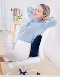 Coussin de siège orthopédique en mousse à mémoire de forme pour chaise de bureau, soutien lombaire pour soulager les douleurs dorsales - Product Image 4