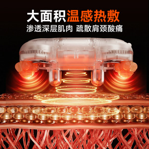 YunKangBao Shoulder and Neck Massager Gift Set: Trapezius Muscle Kneading and <b>Heating</b>, Human Hand-like Shoulder and Spine - Product Image 3
