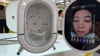 Geüpgradede slimme 3D gezichtshuid analyse machine AI Magic Mirror huidtester scanner desktop huidanalysator voor beautysalons