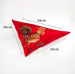 Ataúd Conmemorativo para Mascotas, Hecho a Mano, Personalizable, de Tela, Estilo Europeo, Accesorios Funerarios Rojos Biodegradables - Product Image 3