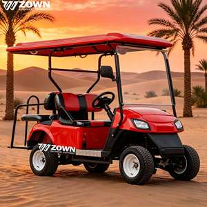 Carrito de golf eléctrico multifunción de 4 ruedas, 2/4 plazas, para transporte de corta distancia en campos de golf - Product Image 1