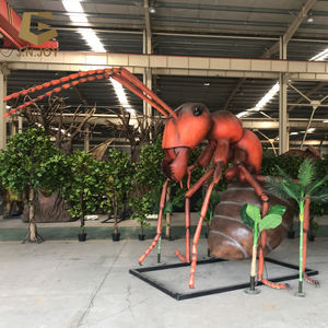 Modelo de hormiga móvil animada de jardín SGAI66, hormiga insecto animatrónica de gran tamaño para Parque de Atracciones - Product Image 1