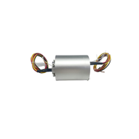 Anneau conducteur rotatif étanche de 25 mm de diamètre intérieur, 78 mm de diamètre extérieur, 4 canaux, 10A, IP65, qualité industrielle, personnalisable