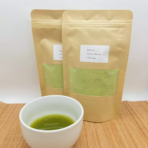 Polvo de té verde <span class=keywords><strong>Matcha</strong></span> de grado alimenticio al por mayor, recién procesado, empaquetado en bolsita a granel, botella de bolsa - Product Image 5