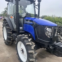 Tracteur à roues d'occasion Shuangjia Lovol M804B, 4x4, 80 CV, moteur diesel 4 cylindres Weichai/Quanchai, boîte de vitesses