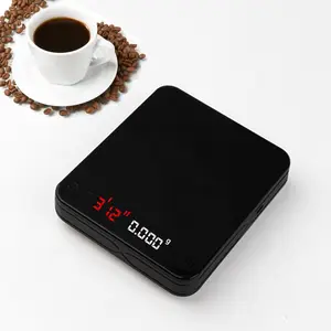 משקל קפה חדש בעבודת יד משקל אלקטרוני שקילה טיימר מדידת פאונד אלקטרוני כלי קפה משקל מסוג מדחום