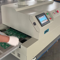 Smt Puhui-T-961S de alta estabilidad con pantalla táctil LCD, calentador ic infrarrojo, horno de soldadura de reflujo de aire caliente, equipo de soldadura PCB, nuevo