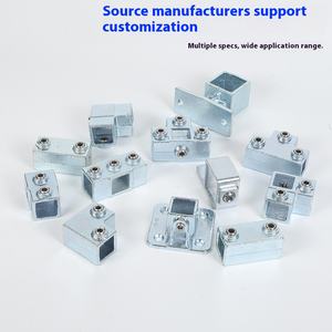 ברזל יצוק מגולוון 20/25/30/40 מ "מ מחבר צינור עבור חיבור ללא ריתוך של כלי מסגרת פלדה מרובעת - Product Image 1