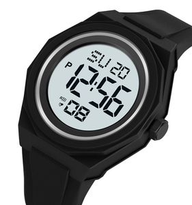 นาฬิกาข้อมือดิจิตอล SKMEI 2506 สำหรับผู้ชาย สายซิลิโคน กันน้ำ 50 เมตร หน้าจอขนาดใหญ่ 44 มม. ตัวเรือน ABS - Product Image 3