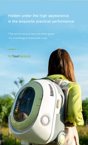 Sac à dos pour chat avec climatiseur à brouillard froid <span class=keywords><strong>2022</strong></span>, sac <span class=keywords><strong>de</strong></span> transport <span class=keywords><strong>portable</strong></span> pour chat et chien, sac <span class=keywords><strong>de</strong></span> voyage, étui respirant pour animaux <span class=keywords><strong>de</strong></span> compagnie, sac à dos avec poignée télescopique - Product Image 6