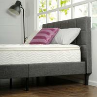 Matelas en mousse à ressorts ensachés de qualité supérieure, confortable, économique, hypoallergénique, enroulable sous vide, avec surmatelas, livré en boîte