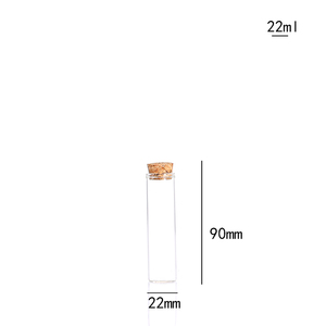 Use <b>Glass</b> Test Tubes Material <b>with</b> <b>Cork</b> Lids for <b>Glass</b> and <b>Glass</b> Material Tests - Product Image 2