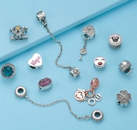 Breloques Pan Charms en argent, perles oiseau Quetzal à longue queue en émail vert, compatibles avec bracelet original, bijoux pour femme et fille, Berluque