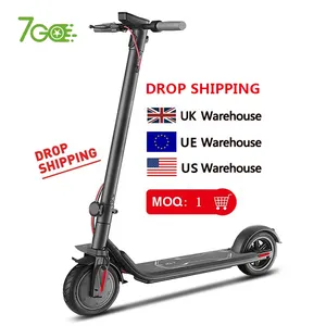 Ab abd depo stok Ce Rohs güçlü elektrikli scooter 36 36V 350W Motor 2 tekerlek hızlı ucuz yetişkin elektrikli scooter