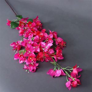 Haute qualité longue <span class=keywords><strong>tige</strong></span> 120CM soie artificielle rose <span class=keywords><strong>bougainvillier</strong></span> Branches fleur pour la maison pièce maîtresse décoration de fête de mariage - Product Image 4