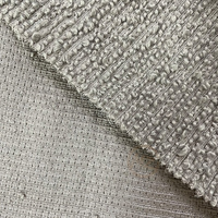 Housse en tissu crème boucle pour canapé modulable confortable