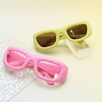 Lunettes de soleil Twooo 68268 Retro Matte UV400 Trendy Fashion Personality Y2K