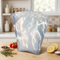 Sacs alimentaires en Mylar imprimés par gravure, résistants à l'humidité, pour bonbons, gelées, chewing-gums, nouilles, sacs en plastique réutilisables à fermeture éclair pour aliments pour animaux de compagnie