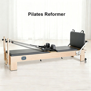 Cama de <span class=keywords><strong>Pilates</strong></span> Profesional de Alta Calidad en Madera de Arce, con Resortes Ajustables, para Entrenamiento del Core, Gimnasio en Casa, Máquina de Fitness - Product Image 2