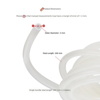 Tube flexible en silicone pour aide auditive avec crochet d'oreille, remplacement indépendant pour appareils BTE
