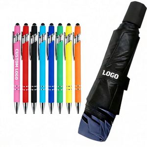 Bolígrafos de Aluminio Baratos al por Mayor con Logotipo, Bolígrafo de Metal con Tinta Negra, Regalo Promocional Empresarial - Product Image 1