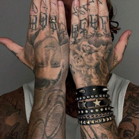Ensemble de bracelets pour hommes en similicuir doré, style punk, chrétien, gothique, rock, motard, avec clous, rivets et étoiles, multi-couches, réglables