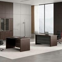 Bureau de direction en bois moderne en gros, mobilier de bureau, bureau du directeur et du professeur, bureaux administratifs, bureau d'affaires