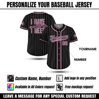 Uniformes de baseball personnalisés pour couples, nom et numéro personnalisés, hauts respirants 100% polyester pour hommes S-5XL