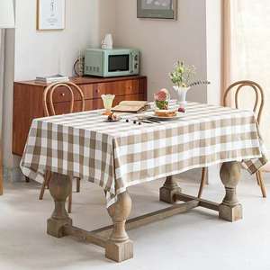 <span class=keywords><strong>Tovaglia</strong></span> a quadretti rosso <span class=keywords><strong>verde</strong></span> e bianco motivo a quadri per uso domestico - Product Image 3