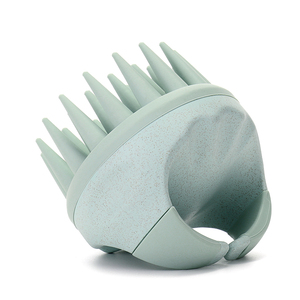 Top Trending Hair Products 2026 Silicone Massage <b>Brush</b> Silicone Shampoo <b>Brush</b> Wheat Straw <b>Scalp</b> Massager - Product Image 4