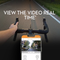 Caméra Moto 1080P Casque Enregistreur Sport WIFI Action Caméra Construit avec Avertissement Feu Arrière et Lunettes de Soleil avec Suivi GPS