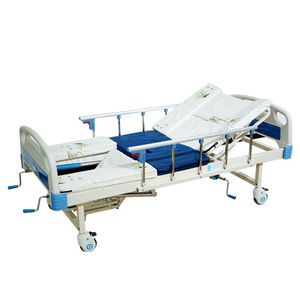 Zhongquan Nursing <b>Bed</b> Metal ABS Carbon Steel Integral Structure Hospital <b>Bed</b> For Elderly With Curved Headboard - Product Image 1