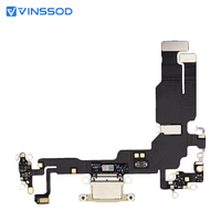 Câble flexible de port de charge pour iPhone 15/15 PLUS/15 P/15PM, connecteur de dock USB-C, adaptateur de réparation de téléphone couleur assortie, fournisseur