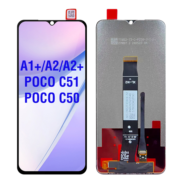 Mobile Phone Replacement Screen Display for Xiaomi Redmi A1 A1+ Poco-C50 Poco-C51 A2 A2+ Repuesto De Pantalla