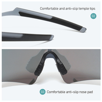 Lunettes de cyclisme Kenbo de qualité supérieure, flexibles, avec système de ventilation spécialisé, lunettes de vélo de montagne professionnelles, personnalisables