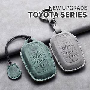 กรอบใส่กุญแจรถหนังแท้สำหรับโตโยต้า RAV4ไฮลักซ์ฟอร์จูนเนอร์ Camry CROWN - Product Image 2