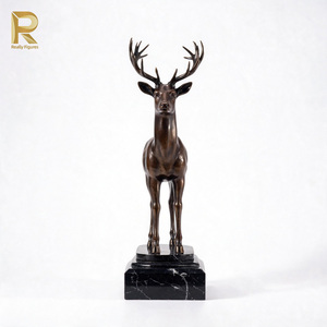 Statue de taureau en bronze poli, sculpture animale dynamique moulée à la main, figurine de luxe pour hôtel, usage commercial, OEM personnalisé - Product Image 1