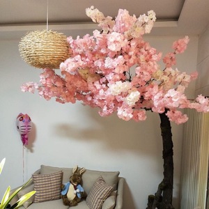Arbre artificiel de fleurs de cerisier Yeleana, grandes branches, fleurs en soie, décoration de mariage, style japonais, à poser au sol en intérieur - Product Image 4