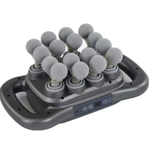 Pistola de Massagem Elétrica de Percussão para Alívio Profundo de Tecidos com 16 Pontas Pretas, Ferramenta de Massagem Muscular e Fascial com 9 Estilos e Níveis - Product Image 3