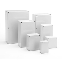Boîtier en plastique ABS extérieur personnalisable, montage mural, type IP66, boîte de jonction étanche, boîtier pour instruments électroniques