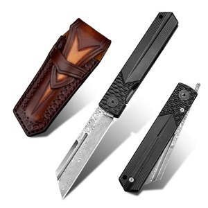 Coltello Tascabile Pieghevole <span class=keywords><strong>Higonokami</strong></span> in Damasco Fatto a Mano, Grado Industriale con Clip, Personalizzabile OEM, Certificato GS - Product Image 2