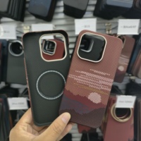 Étui de téléphone professionnel de luxe en fibre d'aramide 600D ultra fin magnétique super léger avec protection contre les chutes pour Oneplus 15 15R 15T
