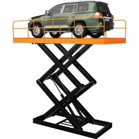 Plataforma Elevadora Personalizada de Fábrica con Certificación CE, Sistema de Estacionamiento Hidráulico de Tijera para Vehículos de Dos Niveles para Garaje Subterráneo, Elevadores de Automóviles para el Hogar